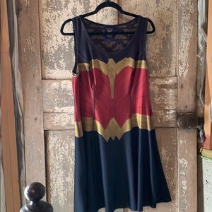 Hot Topic Wonder Woman reversible dress